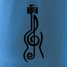 Husľový kľúč gitara