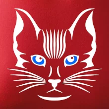 Mačka hlava skica Mačka hlava skica