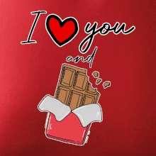 I love you and chocolate