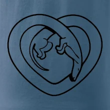 Jazvečík srdca - obrys Jazvečík srdca - obrys