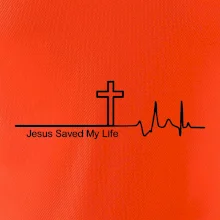 Jesus Saved My Life kríž ekg