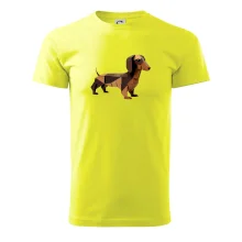 Jazvečík - zlepený z papiera