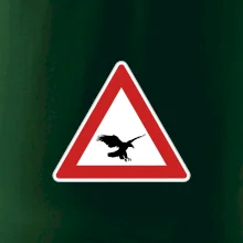 Dopravná značka - Pozor orol Dopravná značka - Pozor orol