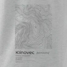 Klínovec - vrstevnice v obdĺžniku