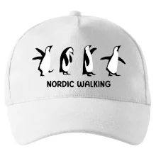 Nordic walking tučniaky - kreslený