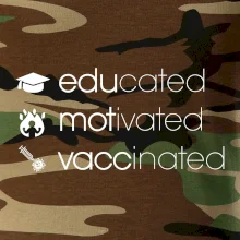 Educated motivated vaccinated Educated motivated vaccinated