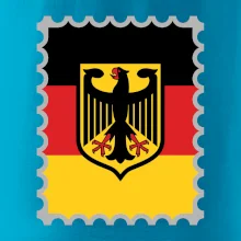 Nemecká známka - vlajka