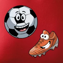 Parové tričko - Kopačka a lopta