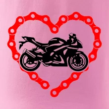 Moto srdce reťaz - superšport