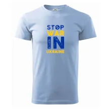 Farebný nápis Stop war in ukraine Farebný nápis Stop war in ukraine