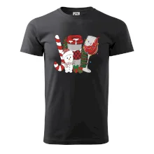 Vianoce, víno a snehuliak