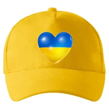 Ukrajina srdce vlajka