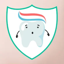 Zúbok na prsníku - zubná pasta