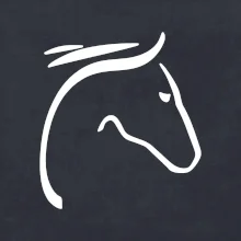 Kôň - hlava silueta Kôň - hlava silueta