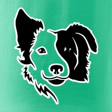 Border kólia obrys hlavy