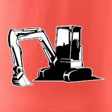 Bager bez nápisu čiernobiely