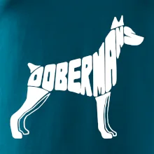Dobermans - nápis v tele Dobermans - nápis v tele