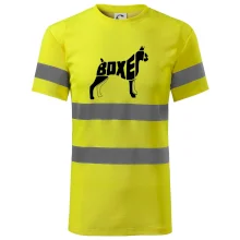 Boxer nápis v tele Boxer nápis v tele