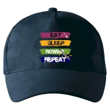 Eat sleep rowing repeat farebné