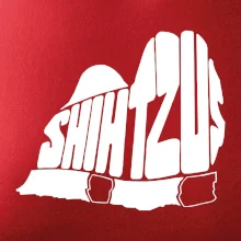 Shih-tzu - nápis v tele Shih-tzu - nápis v tele