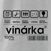 Čiarový kód - vinárka