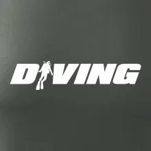 Diving nápis potápač