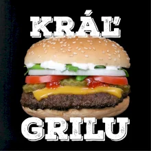 Kráľ grilu hamburger