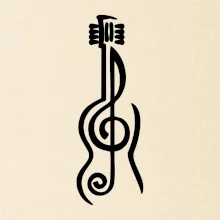 Husľový kľúč gitara Husľový kľúč gitara