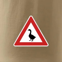 Dopravná značka - Pozor hus Dopravná značka - Pozor hus