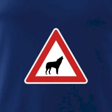 Dopravná značka - Pozor vlk