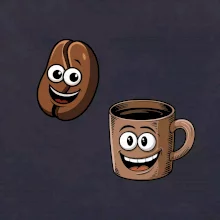 Parové tričko - Hrnček a káva