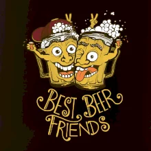 Best beer friends party (Pecka design)