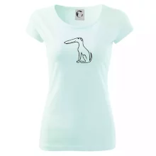 Barzoj obrys čierny