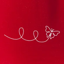 Dráha letu motýľa - slučka