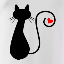 Zamilovaná mačka chvostík Zamilovaná mačka chvostík