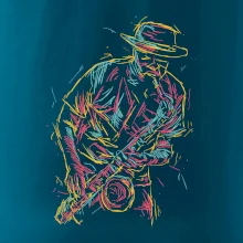 Jazz saxofón splash