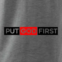 Put God first obdĺžnik Put God first obdĺžnik