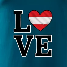 Love Rakúska vlajka