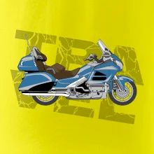 Cestovná motorka Amerika modrá