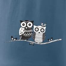 Dve sovy abstraktné