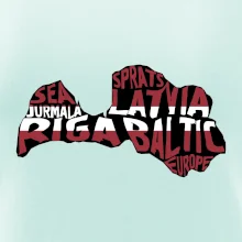 Mapy - názvy miest - Lotyšsko