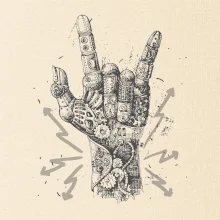 Metal mechanical ruka