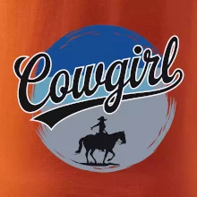 Cowgirl modrý pruh