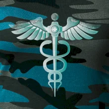 Hrdinovia zdravotníctva - logo (Pecka design)