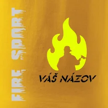 Hasiči - oheň - Váš názov - Prsník + chrbát