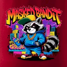 Mýval - masked bandit graffiti
