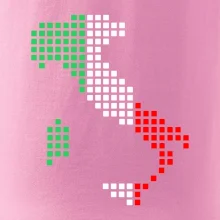 Taliansko obrys vlajka