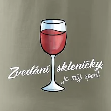 Zdvíhanie pohára je môj šport