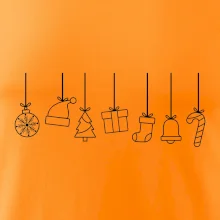 Rodinné vianočné tričká - Vianočné ozdoby na povrázku Rodinné vianočné tričká - Vianočné ozdoby na povrázku