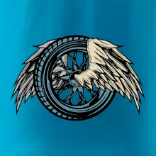 Moto koleso s krídlami